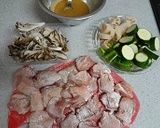 鶏肉とズッキーニーと蓮根のごま炒め作り方2写真