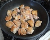 鶏肉とズッキーニーと蓮根のごま炒め作り方3写真