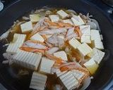 豆腐とカニカマと豚肉の卵とじ作り方4写真