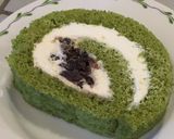 抹茶のロールケーキ(アンコ入り!)作り方5写真