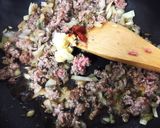 ピリ辛納豆のそぼろ丼作り方2写真