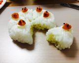 誕生日♡いちごのケーキおにぎり♡キャラ弁作り方11写真