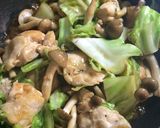 春キャベツと鶏肉のオイスターソース炒め作り方9写真