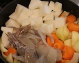 いかと根菜のコチュジャン煮込み。作り方3写真