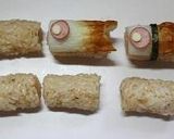 子供の日のデコ寿司☆ちくわで鯉のぼり作り方4写真