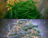 いんげんとコーンのかき揚げ♬ฺ作り方1写真