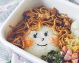 顔弁の作り方〜焼きそば編〜作り方6写真