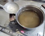 海老しんじょうと焼き餅のお吸い物作り方4写真