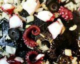タコとオリーブのトマトパスタ作り方4写真