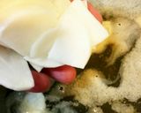 カブと白菜と油揚げの味噌汁作り方3写真