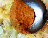 カブと白菜と油揚げの味噌汁作り方5写真