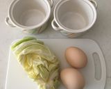 簡単！朝食にも！卵とキャベツのココット♡作り方1写真
