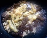 筍と鶏挽き肉、凍みコンニャク煮作り方4写真