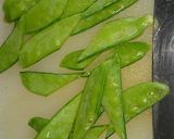 絹さやの押し麦ご飯作り方2写真