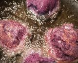 もっちり米粉の紫芋サーターアンダギー作り方5写真