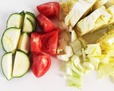 噛まなくていい！野菜のオリーブオイル炒め作り方1写真