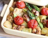 新ジャガと鶏肉のカレー風味オーブン焼き作り方5写真
