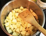 圧力鍋で甘さ控えめ大人のりんごジャム♪作り方2写真