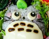 となりのトトロ＆まっくろくろすけ弁当♪作り方4写真