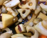 根菜系の甘酢煮。作り方3写真