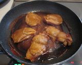 簡単♪甘辛やわらか鶏もも照り焼きチキン作り方3写真