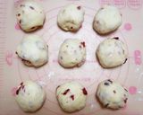シュガーバター★クランベリーちぎりパン作り方8写真