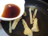 うどと筍の甘辛焼き
