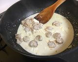 プチプラ食材で本格☆帆立クリームパスタ作り方6写真