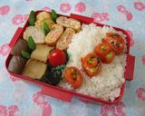 お弁当に♪スモークサーモンのクルクル焼き作り方5写真