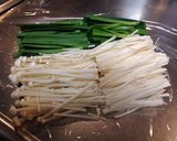 ベジ♪ニラとえのきのごま酢和え作り方1写真