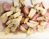 余った食材でオムライス作り方1写真