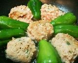 ＊ピーマンの肉詰めのトマト煮込み＊作り方7写真