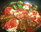 ＊ピーマンの肉詰めのトマト煮込み＊作り方10写真