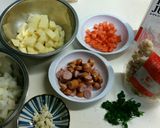 発芽大豆のポークビーンズ作り方1写真