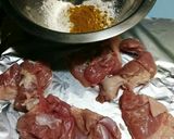 調理室ﾖﾘ～ﾉﾝｵｲﾙ♡鶏のカレー焼き♪作り方1写真