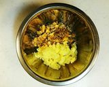 新じゃがと肉味噌の椎茸焼き～カレー風味～作り方3写真