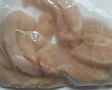 簡単☆鶏胸肉スティックから揚げ粉フライ♪作り方3写真