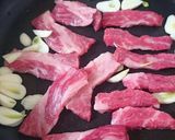 筍と牛肉のニンニク炒め作り方2写真