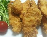 簡単☆鶏胸肉スティックから揚げ粉フライ♪作り方5写真