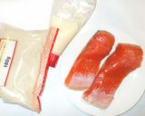 魚・鮭フライ♪フライパンで♪マヨネーズ味作り方1写真