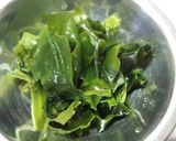 水菜とわかめのサラダ作り方2写真