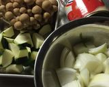 ひき肉ブロックのラタトゥイユ風煮作り方2写真