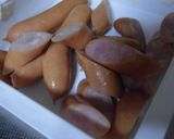 ウインナーの卵とじ作り方1写真