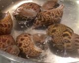 バイ貝のエスカルゴ風ガーリックバター作り方5写真