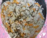 フライパンDe『♥鶏肉と野菜おこわ♥』作り方1写真