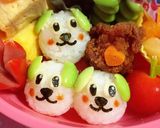 コロコロおにぎりで ワンワン ♡作り方5写真