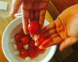 簡単★艶々美味しいプチトマトのマリネ作り方1写真