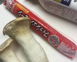 エリンギと魚肉ソーセージの照り焼き作り方1写真