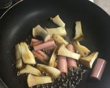 エリンギと魚肉ソーセージの照り焼き作り方3写真