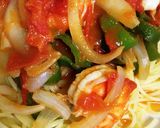 辛いが美味い!海老トマトパスタ作り方7写真
